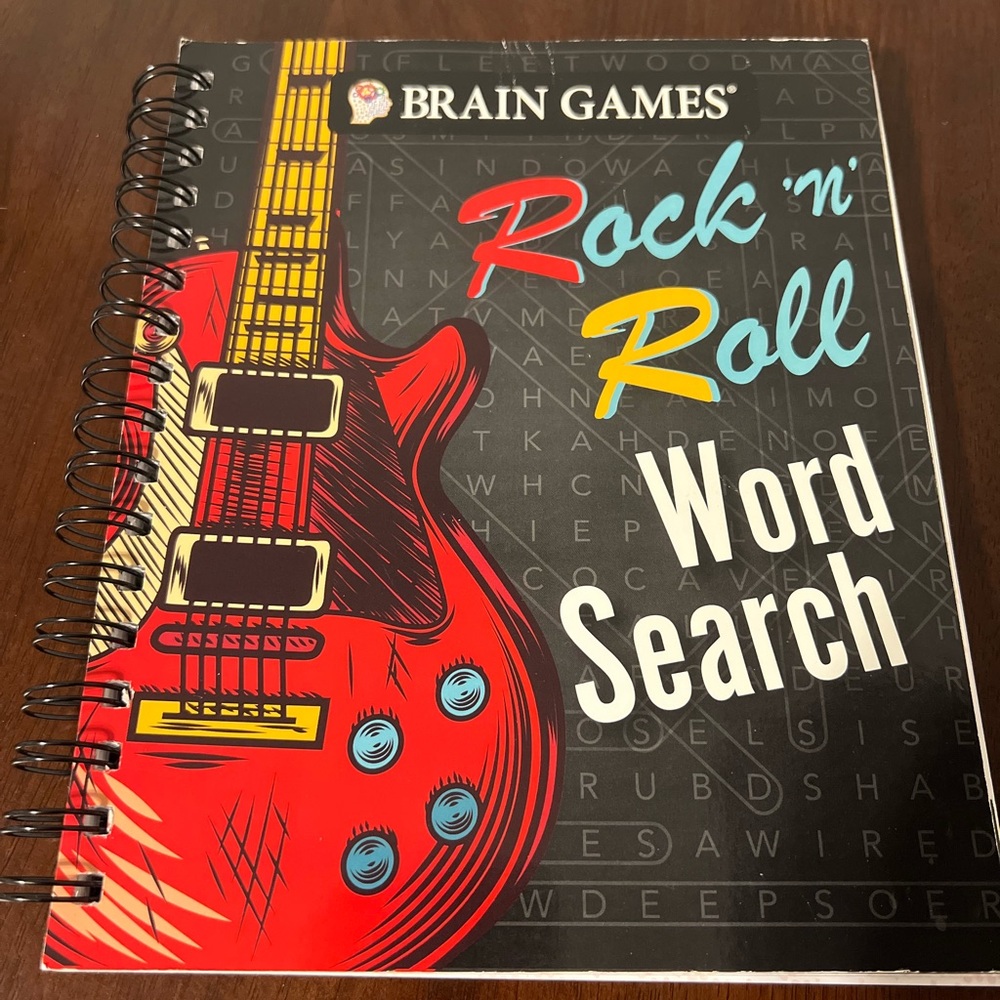 Brain Games Rock N Roll Word Search (Spiral Bound, Comb or Coil)